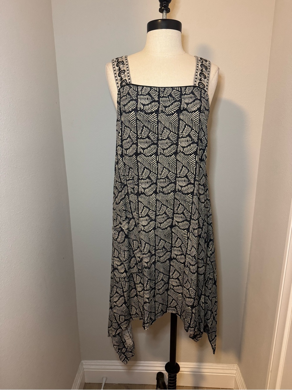 Burning Torch Dress with Embroidered details